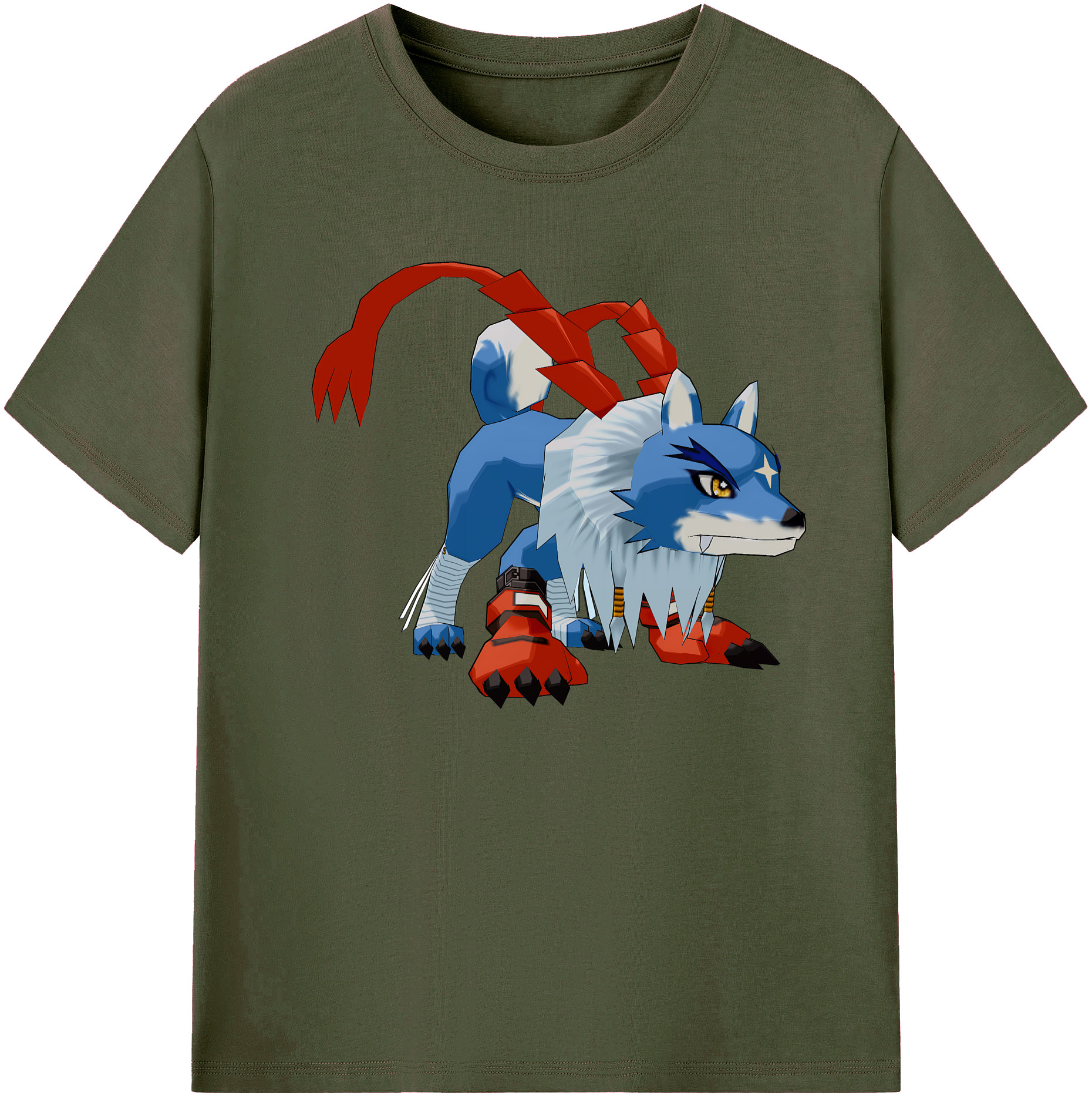 （画像用） Digimon デジタルモンスター/デジモン 綿100％ メンズ半袖Tシャツ｜肌触りやわらか＆通気性